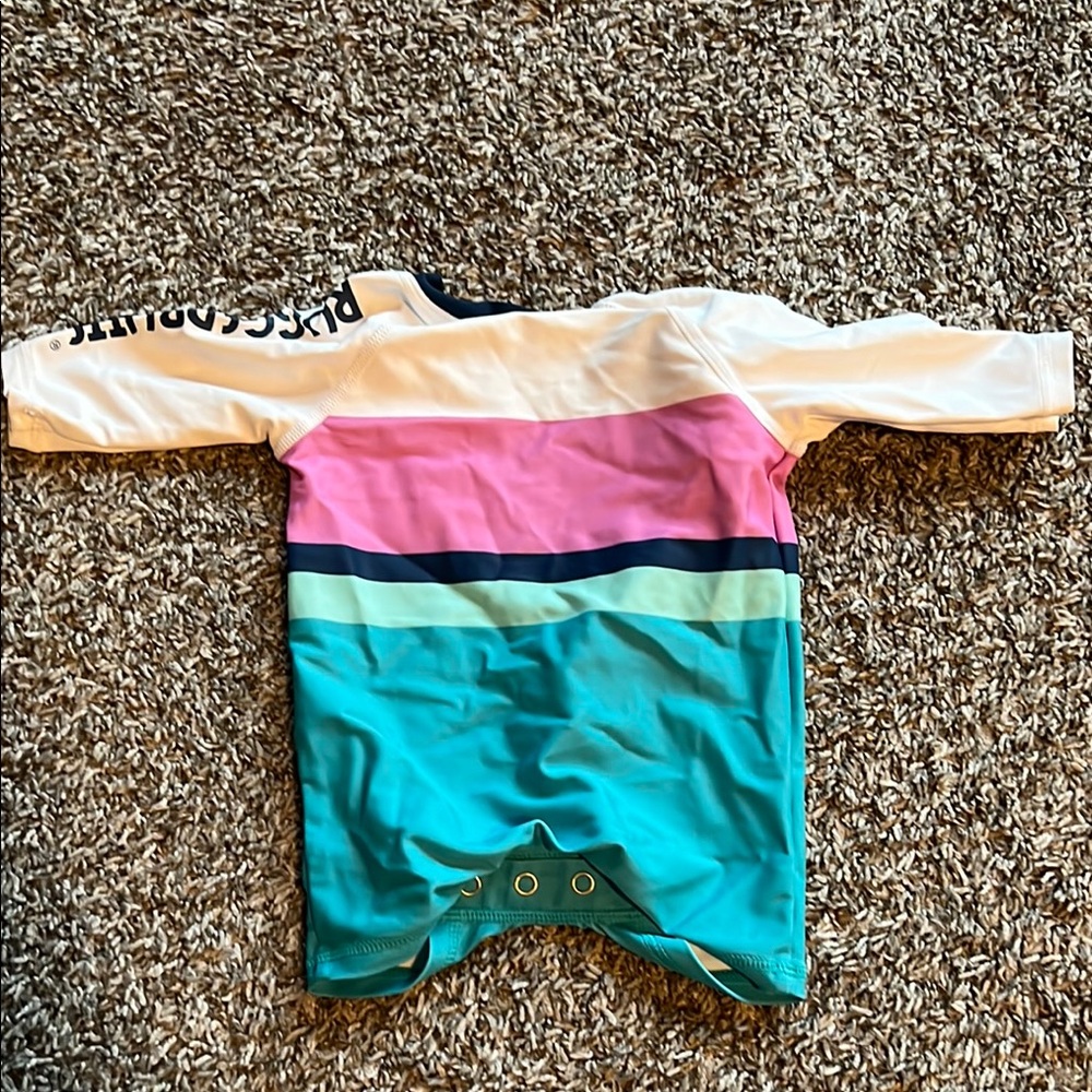 Colorful Striped Baby Onesie